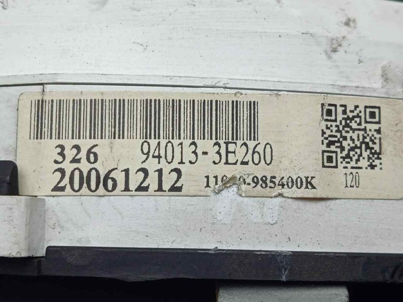 Recambio de cuadro instrumentos para kia sorento 2.5 crdi referencia OEM IAM 20061212-940133E260 2.CONECTORES 