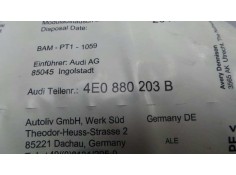 Recambio de airbag delantero derecho para audi a8 (4e2) 4.2 quattro referencia OEM IAM 4E0880203B   2