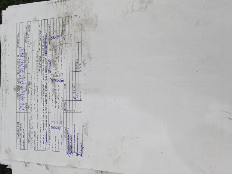 fiat punto furgoneta/hatchback (188_) del año 2008