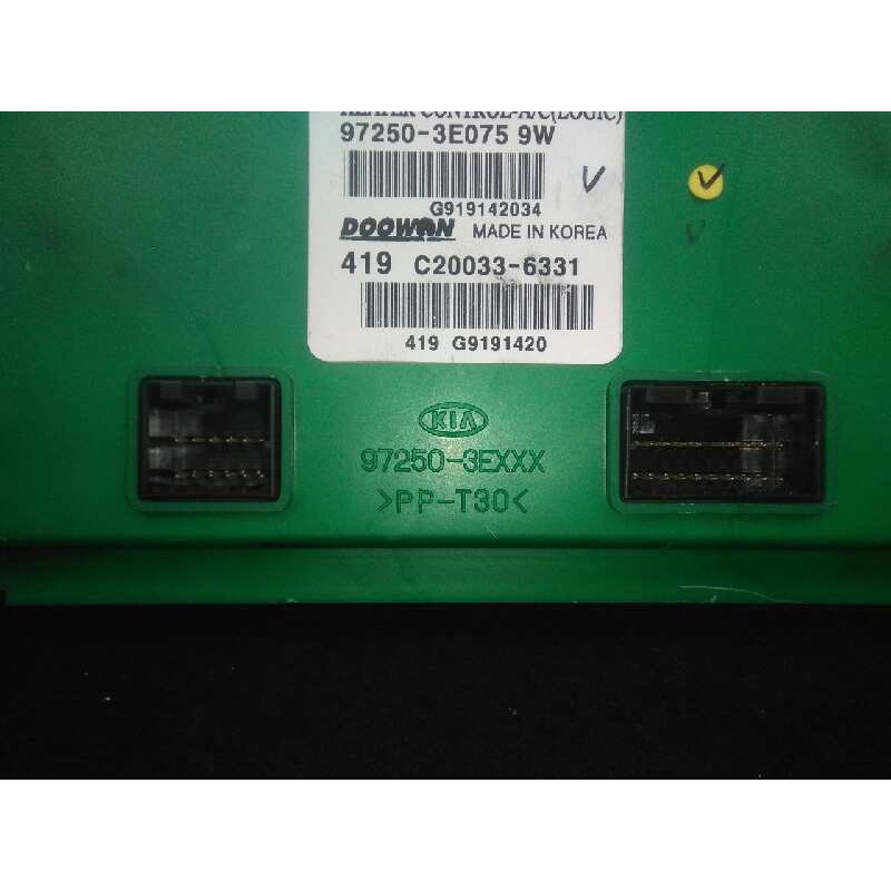 Recambio de mando calefaccion / aire acondicionado para kia sorento 2.5 crdi referencia OEM IAM 972503E075  