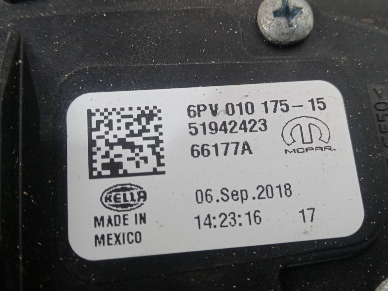 Recambio de potenciometro pedal para jeep compass (mp, m6, mv, m7) 1.4 multiair 4x4 referencia OEM IAM 6PV01017515 - 51942423 6.