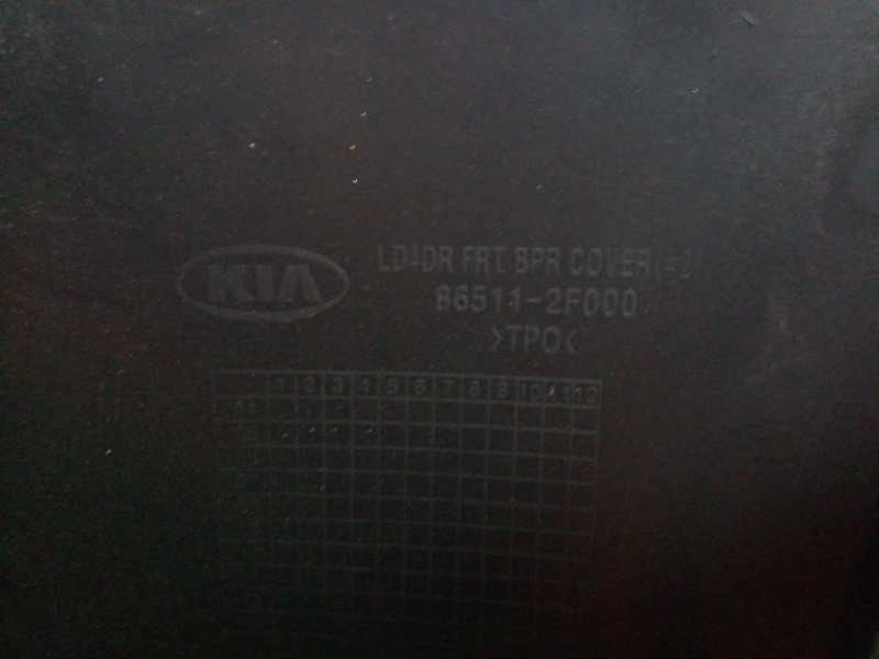 Recambio de paragolpes delantero para kia cerato 1.5 crdi referencia OEM IAM 865112F000 ORIGINAL SIN USAR NEGRO