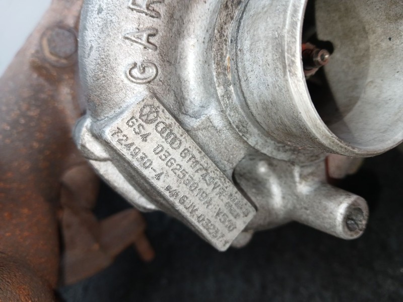 Recambio de turbocompresor para audi a3 (8p1) 2.0 tdi 16v referencia OEM IAM 03G253019A GARRETT PULMON DEFECTUOSO