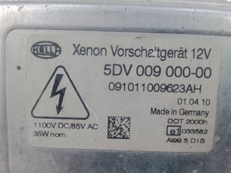 Recambio de centralita faros xenon para bmw x6 (e71, e72) xdrive 30 d referencia OEM IAM 091011009623AH - 5DV00900000  HELLA