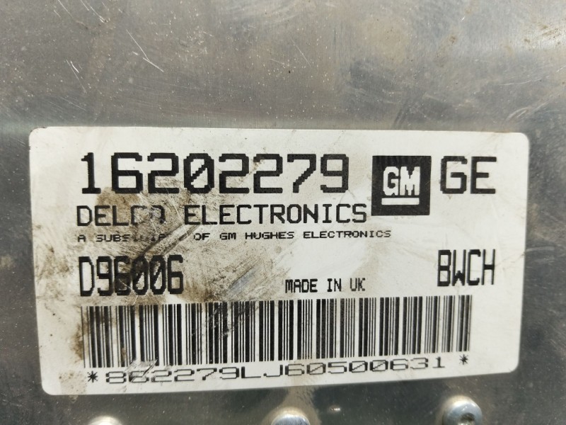 Recambio de centralita motor uce para opel corsa b referencia OEM IAM 16202279GED96006BWCH  