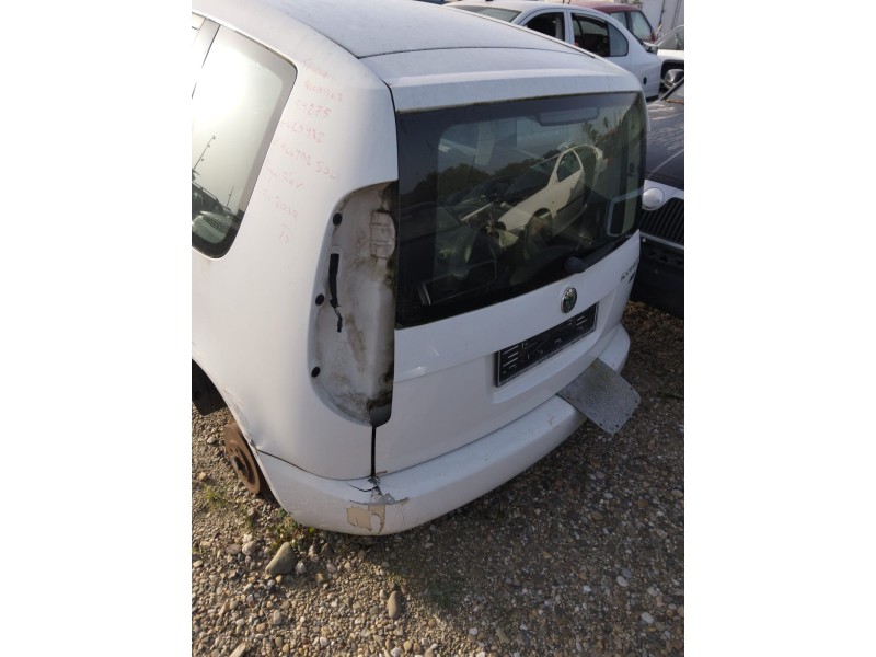 Recambio de porton trasero para skoda roomster (5j7) 1.4 tdi referencia OEM IAM  BLANCO 