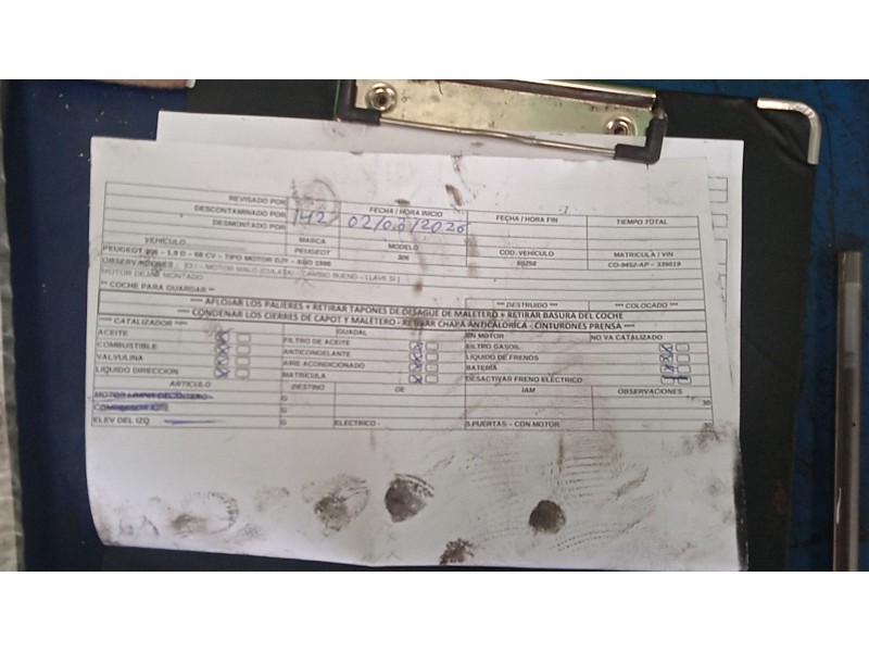 peugeot 306 hatchback (7a, 7c, n3, n5) del año 1998