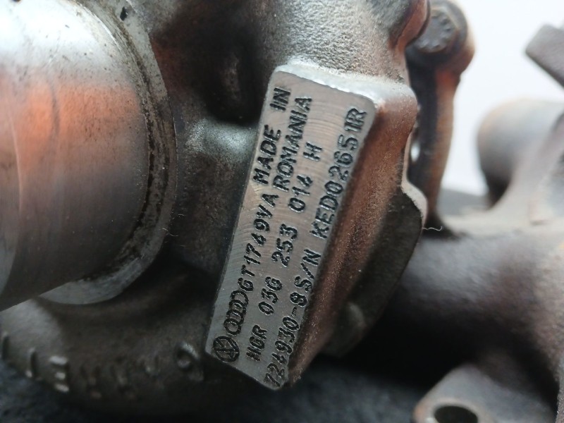 Recambio de turbocompresor para seat altea (5p1) 2.0 tdi referencia OEM IAM 03G253014H GARRETT 