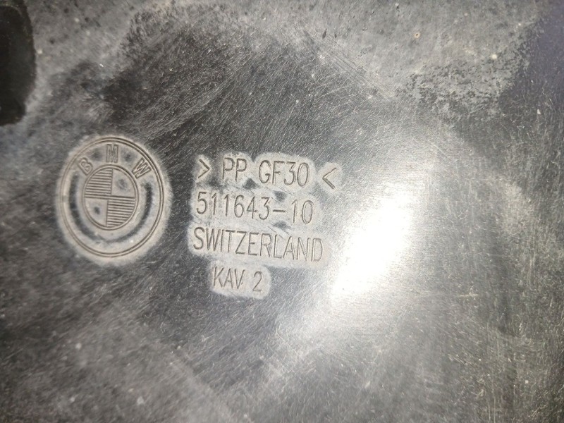 Recambio de cubrecarter para bmw 5 (g30, f90) 520 d referencia OEM IAM 51164310 - 51757340782 - 51757404729 DELANTERO 