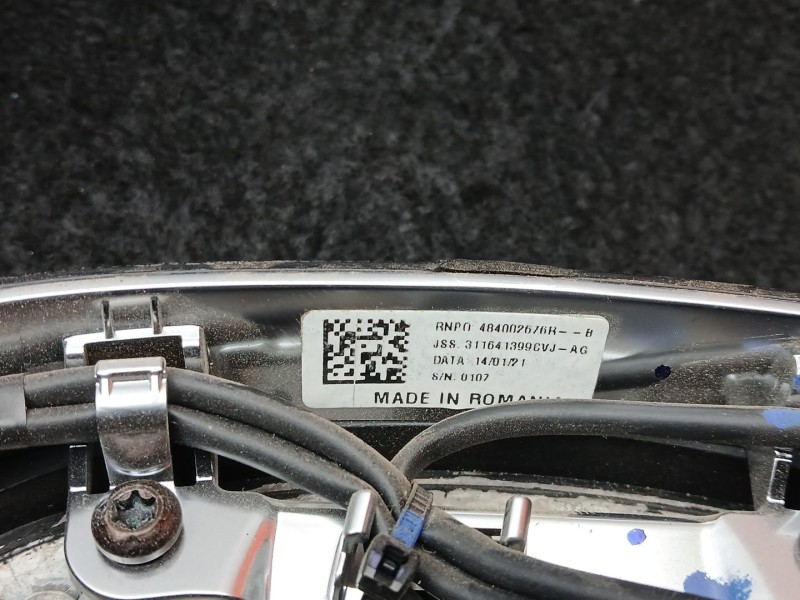 Recambio de volante para dacia duster (hm_) 1.5 dci 115 4x4 referencia OEM IAM 484002676R - 311641399CVJ CUERO 