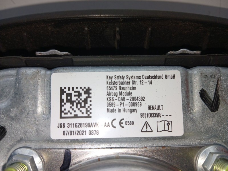 Recambio de airbag delantero izquierdo para dacia duster (hm_) 1.5 dci 115 4x4 referencia OEM IAM 985108335R  