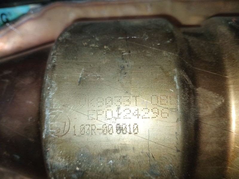 Recambio de catalizador para volkswagen golf iii (1h1) 1.6 referencia OEM IAM VK8033T0BD - EP0124296 - 103R000010  