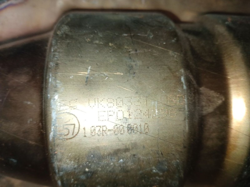 Recambio de catalizador para volkswagen golf iii (1h1) 1.6 referencia OEM IAM VK8033T0BD - EP0124296 - 103R000010  