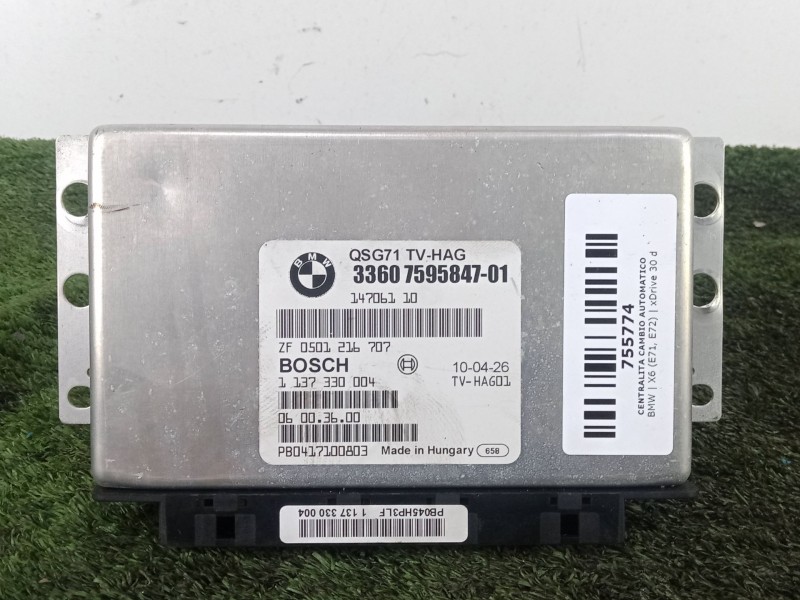 Recambio de centralita cambio automatico para bmw x6 (e71, e72) xdrive 30 d referencia OEM IAM 3360759584701 - 1137330004  BOSCH