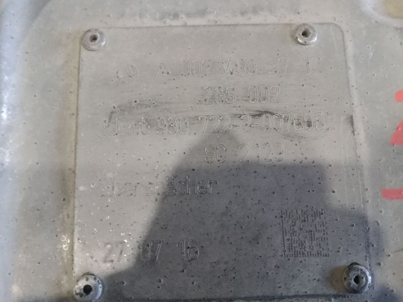 Recambio de filtro de particulas para mercedes-benz atego 1321 ls 4x2 referencia OEM IAM A0074909712  