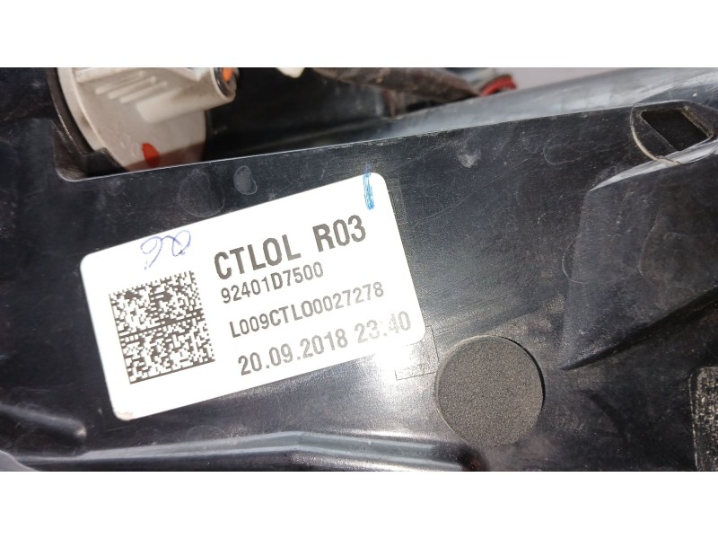 Recambio de piloto trasero izquierdo para hyundai tucson (tl, tle) 1.6 gdi referencia OEM IAM 92401D7500  