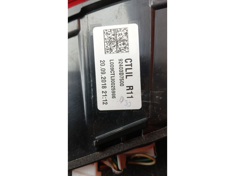 Recambio de piloto trasero izquierdo interior para hyundai tucson (tl, tle) 1.6 gdi referencia OEM IAM 92403D7500  