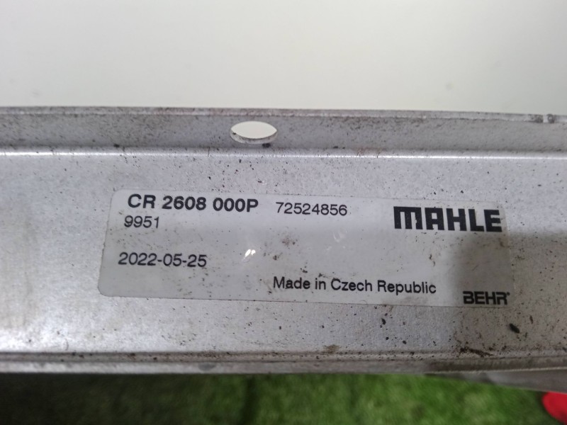 Recambio de radiador agua para mercedes-benz atego 1321 ls 4x2 referencia OEM IAM 72524856 695X640X40 BEHR