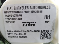 Recambio de cinturon seguridad trasero derecho para jeep compass (mp, m6, mv, m7) 1.4 multiair 4x4 referencia OEM IAM 392183R -  2