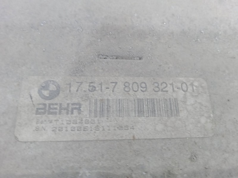 Recambio de intercooler para bmw x6 (e71, e72) xdrive 30 d referencia OEM IAM 1751780932101 160X540X108 - ALUMINIO BEHR