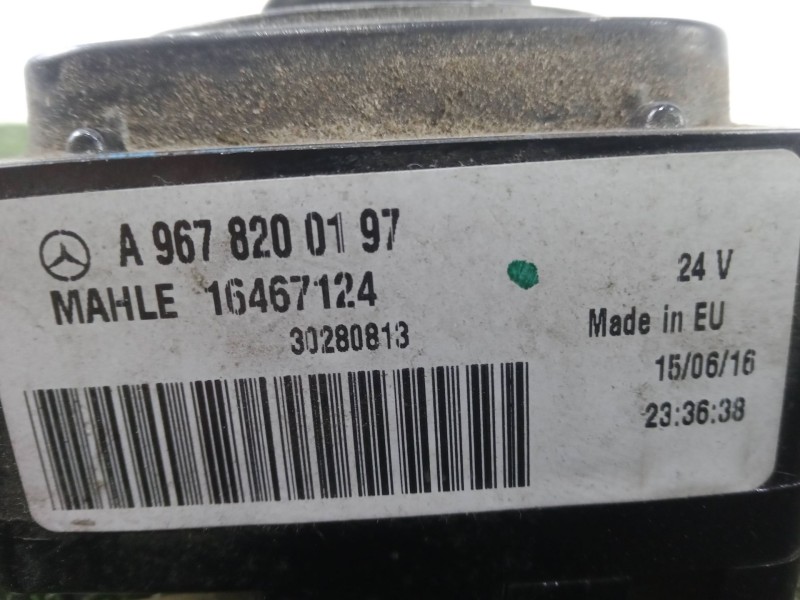 Recambio de mando calefaccion / aire acondicionado para mercedes-benz atego 1321 ls 4x2 referencia OEM IAM A9678200197 6.PINES 