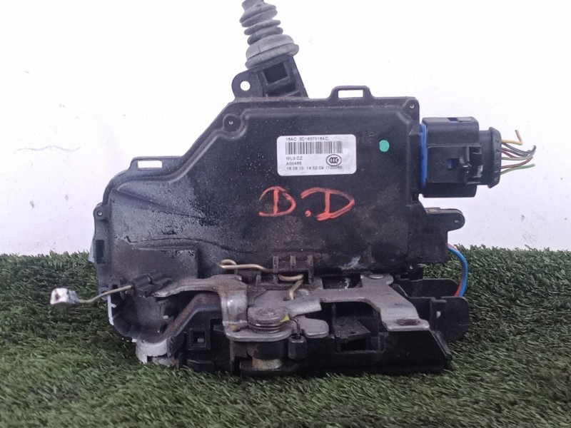 Recambio de cerradura puerta delantera derecha para skoda octavia ii (1z3) 1.6 tdi referencia OEM IAM 3D1837016AC 7.PINES 