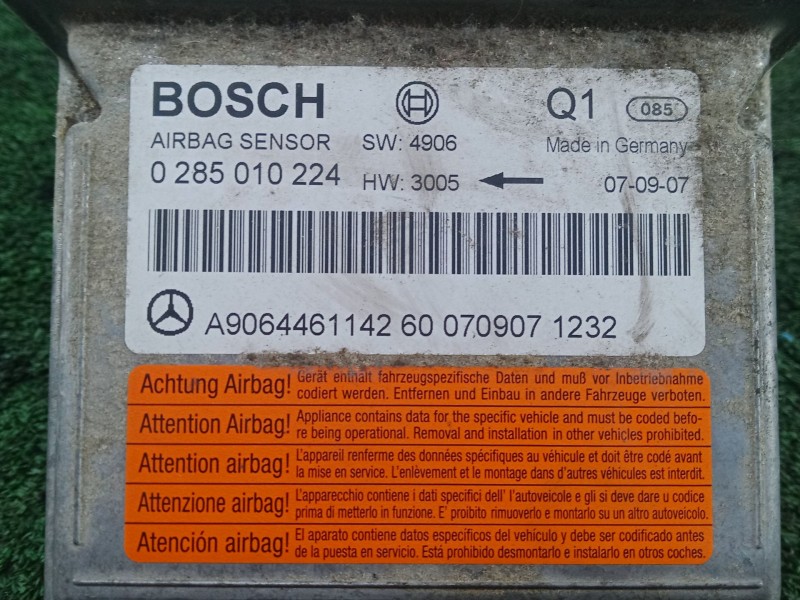 Recambio de centralita airbag para volkswagen crafter 30-50 furgoneta (2e_) 2.5 tdi referencia OEM IAM 0285010224 - A9064461142 