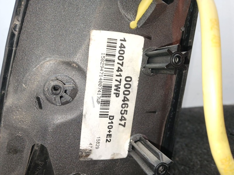 Recambio de retrovisor derecho para fiat scudo furgoneta (270_, 272_) 2.0 d multijet referencia OEM IAM 14007417WP - 00046547 EL