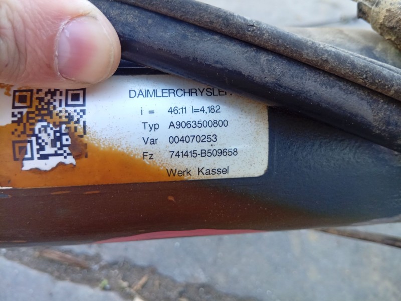 Recambio de puente trasero para volkswagen crafter 30-50 furgoneta (2e_) 2.5 tdi referencia OEM IAM   