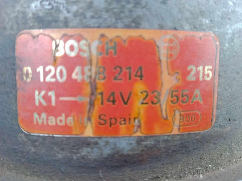 Recambio de alternador para citroën c15 furgoneta/monovolumen (vd_) 1.8 d referencia OEM IAM 0120488214 50.AH - 4.CANALES POLEA.