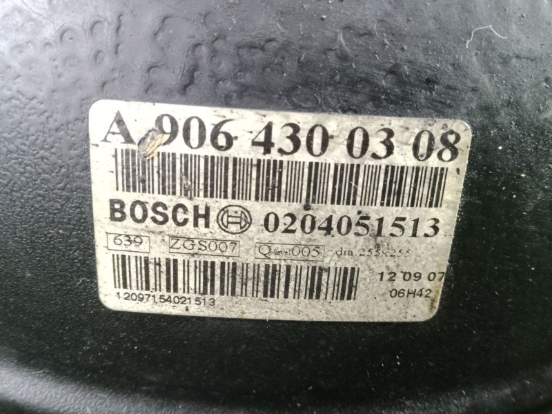 Recambio de servofreno para volkswagen crafter 30-50 furgoneta (2e_) 2.5 tdi referencia OEM IAM A9064300308 - 0204051513  BOSCH