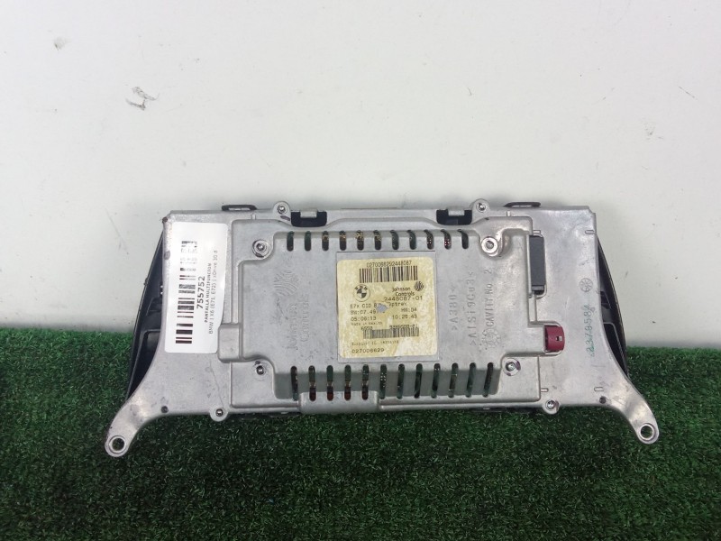 Recambio de pantalla multifuncion para bmw x6 (e71, e72) xdrive 30 d referencia OEM IAM 244808701 2.CONECTORES JHONSON.CONTROLS