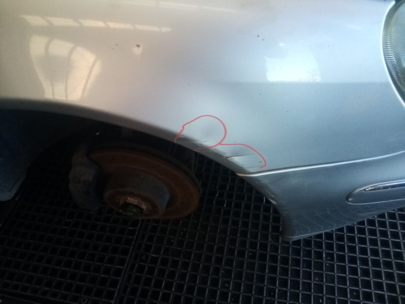 Recambio de aleta delantera derecha para mercedes-benz clase s (w220, v220) s 320 cdi (220.026, 220.126) referencia OEM IAM   