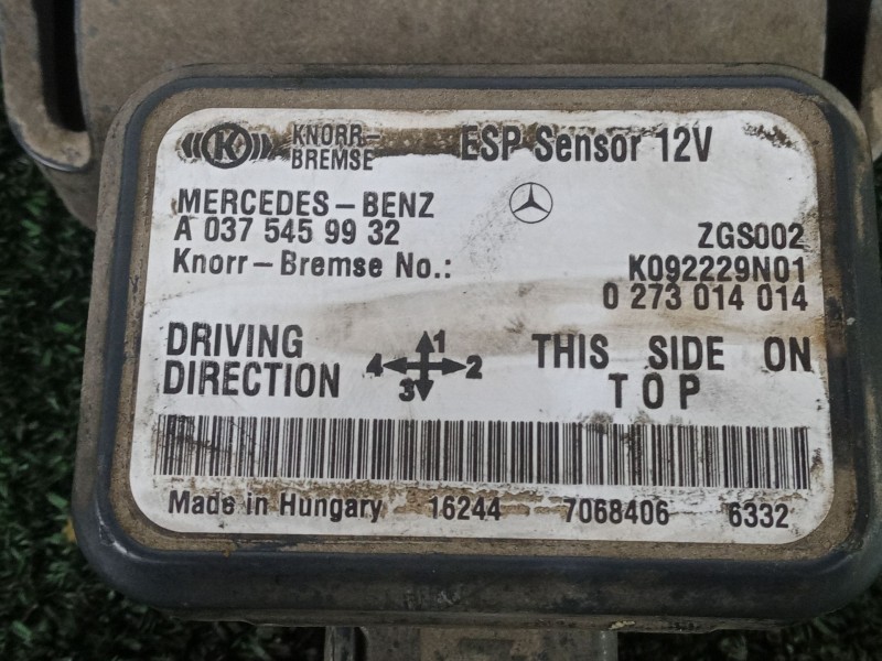 Recambio de sensor para mercedes-benz atego 1321 ls 4x2 referencia OEM IAM A0375459932 - 0273014014  