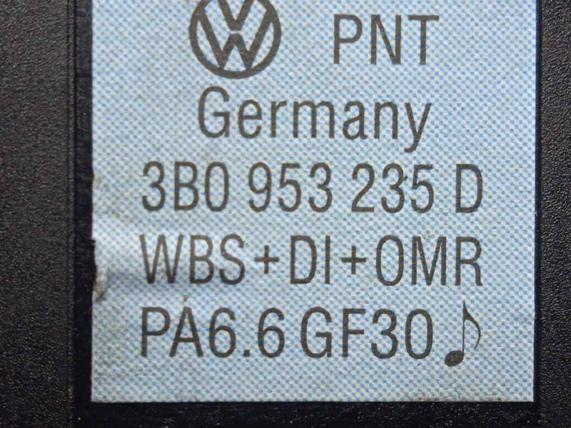 Recambio de warning para volkswagen passat berlina (3b3) 1.9 tdi referencia OEM IAM 3B0953235D 7.PINES 