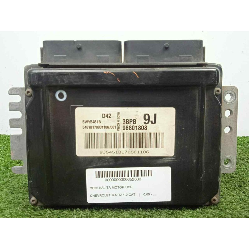 Recambio de centralita motor uce para chevrolet matiz 1.0 cat referencia OEM IAM 5WY5451B-96801808  