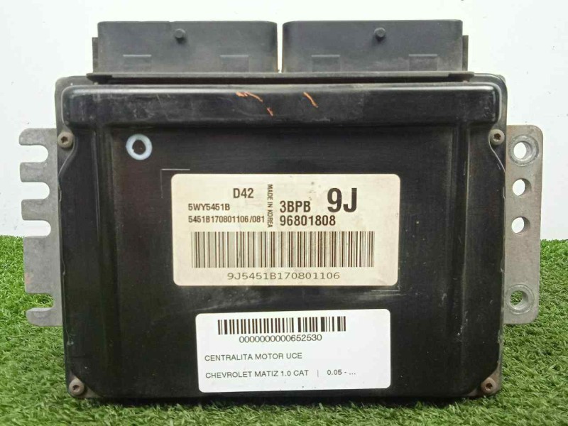 Recambio de centralita motor uce para chevrolet matiz 1.0 cat referencia OEM IAM 5WY5451B-96801808  