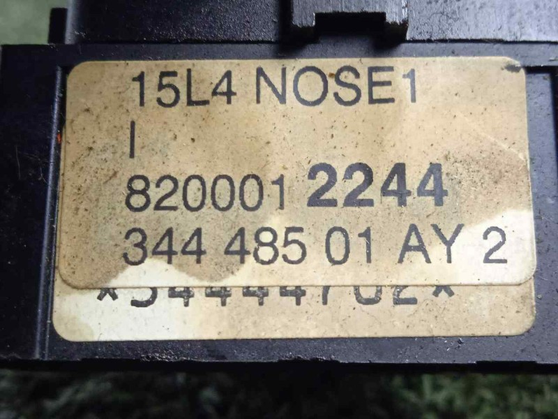 Recambio de mando luces para renault vel satis (bj0) 2.2 dci turbodiesel referencia OEM IAM 8200012244 2.NIEBLAS 