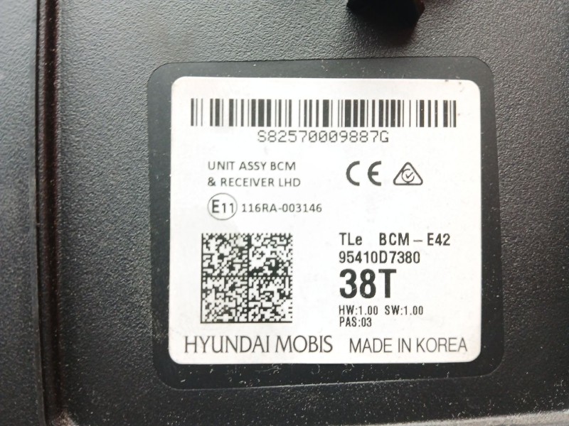 Recambio de modulo electronico para hyundai tucson (tl, tle) 1.6 gdi referencia OEM IAM 95410D7380 - S82570009887G MOBIS 