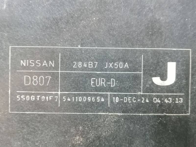 Recambio de caja reles / fusibles para nissan nv200 furgoneta 1.5 dci 85 (m20, m20m) referencia OEM IAM 284B7JX50A  