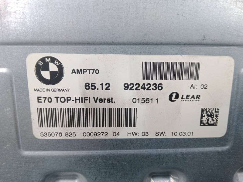 Recambio de no identificado para bmw x6 (e71, e72) xdrive 30 d referencia OEM IAM 65129224236  