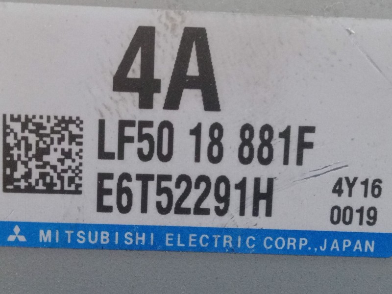 Recambio de centralita motor uce para mazda 3 sedán (bk) 2.0 (bkep) referencia OEM IAM LF5018881F - E6T52291H  