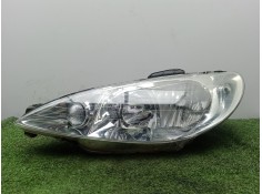 Recambio de faro izquierdo para peugeot 206 hatchback (2a/c) 1.4 hdi eco 70 referencia OEM IAM 89901124 2.SERIE TRANSPARENTE