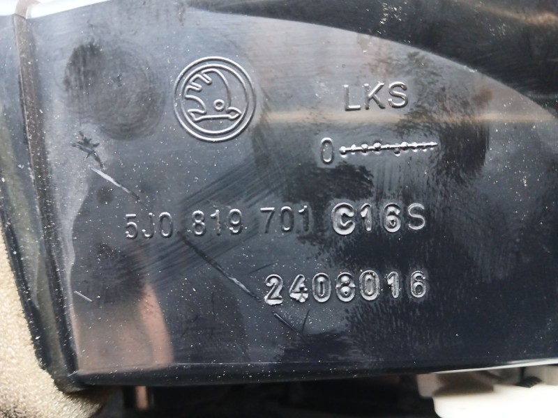 Recambio de aireador delantero izquierdo para skoda fabia ii (542) 1.4 referencia OEM IAM 5J0819701 - 2408016  