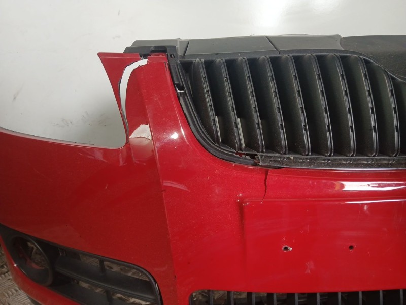 Recambio de paragolpes delantero para skoda fabia ii (542) 1.4 referencia OEM IAM   ROJA