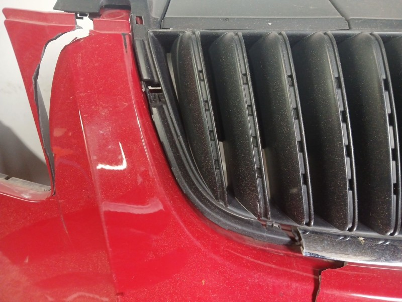 Recambio de paragolpes delantero para skoda fabia ii (542) 1.4 referencia OEM IAM   ROJA