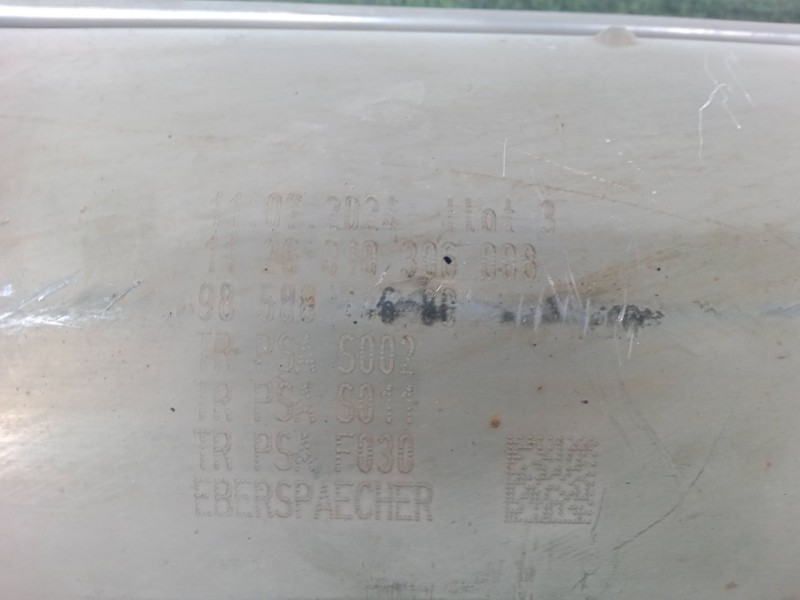 Recambio de filtro de particulas para fiat scudo furgoneta 2.0 multijet 180 (506) referencia OEM IAM F030  