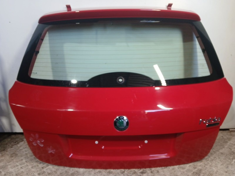 Recambio de porton trasero para skoda fabia ii (542) 1.4 referencia OEM IAM   ROJO
