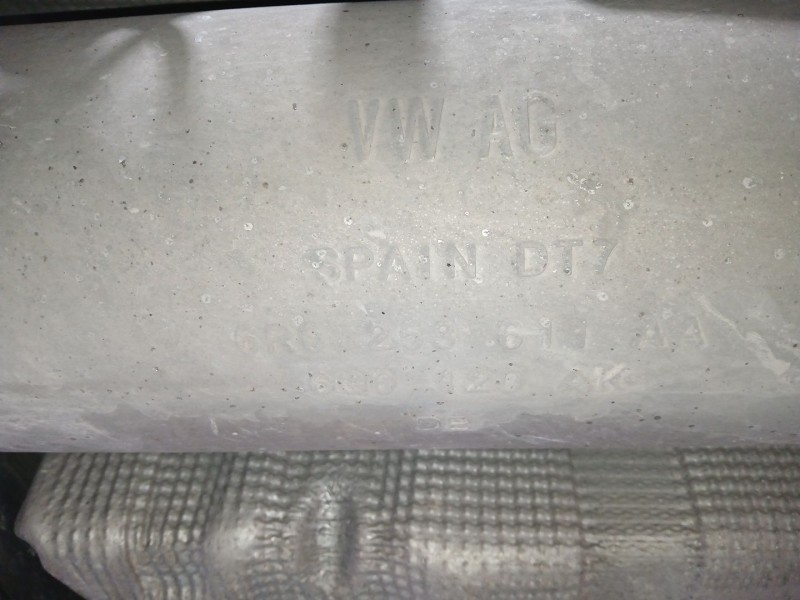 Recambio de tubo escape trasero para seat ibiza iv sc (6j1, 6p5) 1.6 tdi referencia OEM IAM   