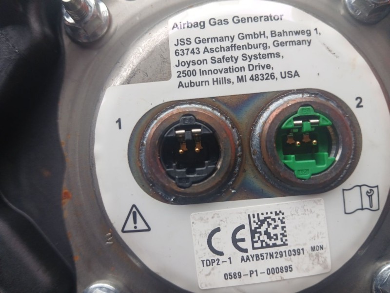 Recambio de airbag delantero izquierdo para bmw 3 (e90) 320 d referencia OEM IAM AAYB57N2910391 - 0589P1000895  2 CONECTORES